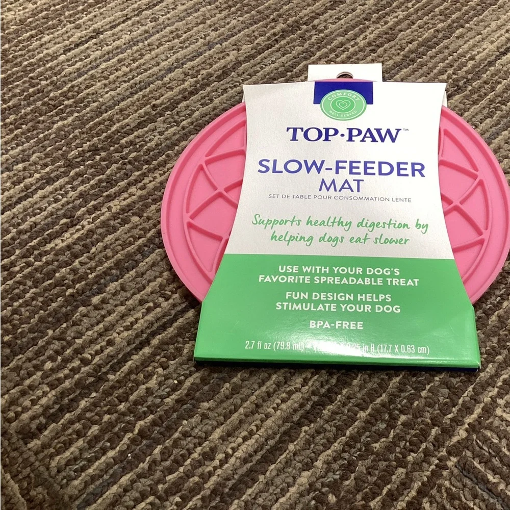 NEW Dog/cat slow feeder mat Set of 2